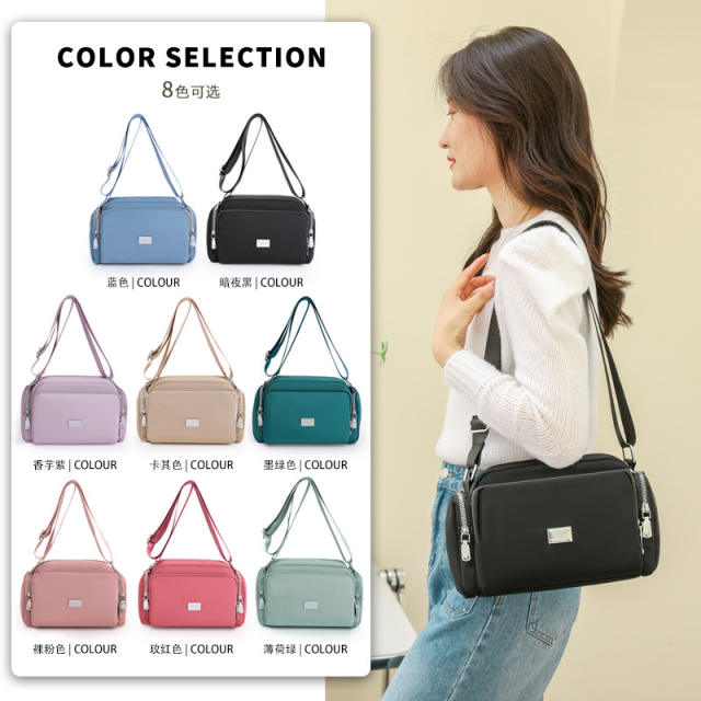 Korean fashion small size nylon crossbody bag