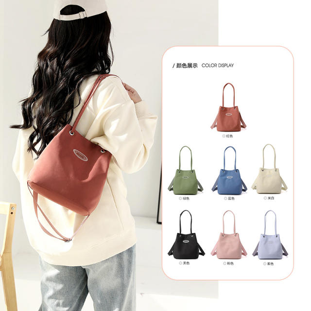 Korean fashion casual nylon tote bag