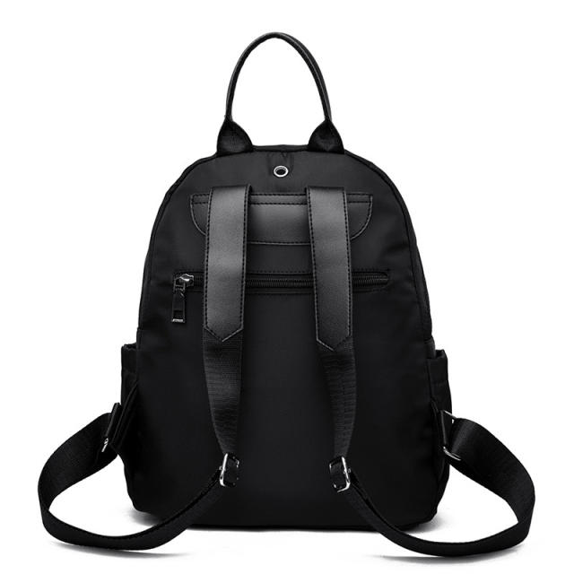 Black color Oxford cloth waterproof backpack