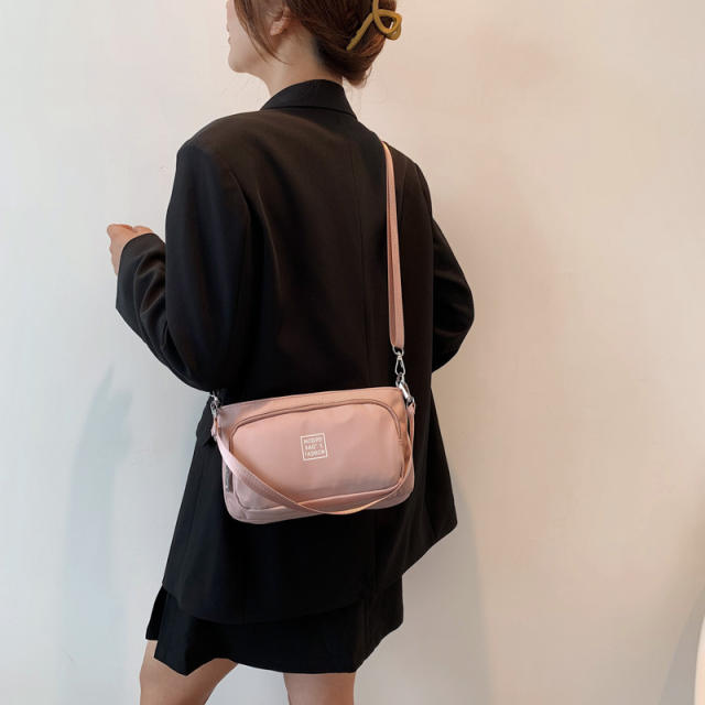 Korean fashion casual nylon crossbody bag