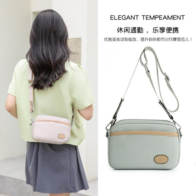 Korean fashion casual nylon crossbody bag