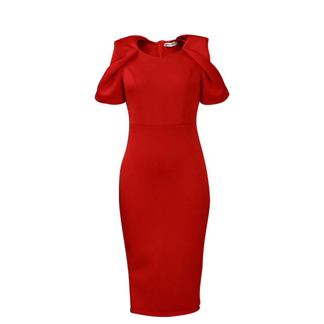 Plus size bodycon midi dress