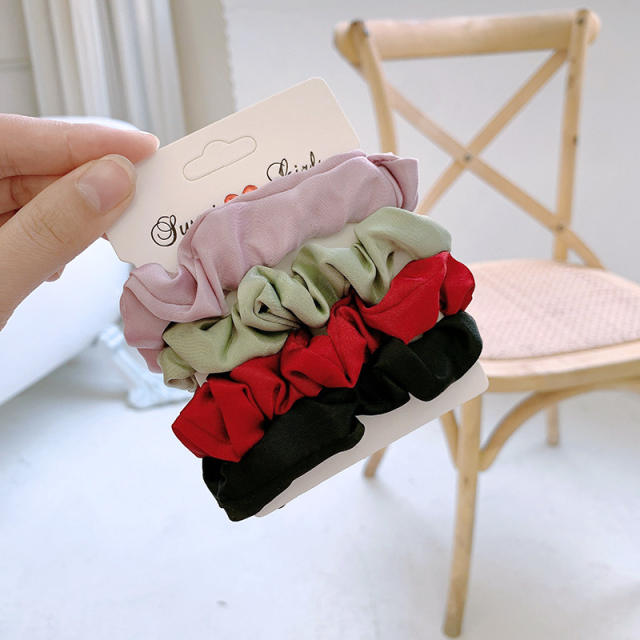 5pcs spring design scrunchies set