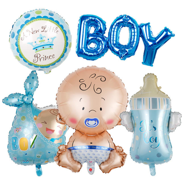 Baby birthday party balloon set
