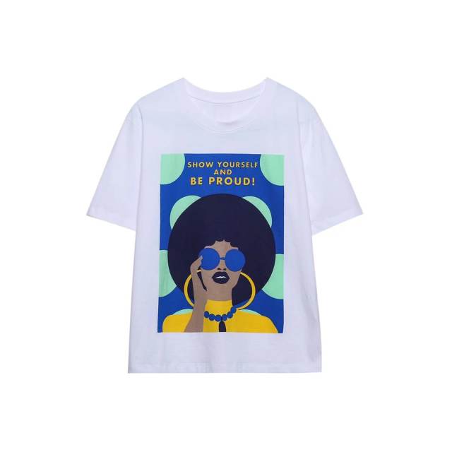 Summer design graphic t shirt