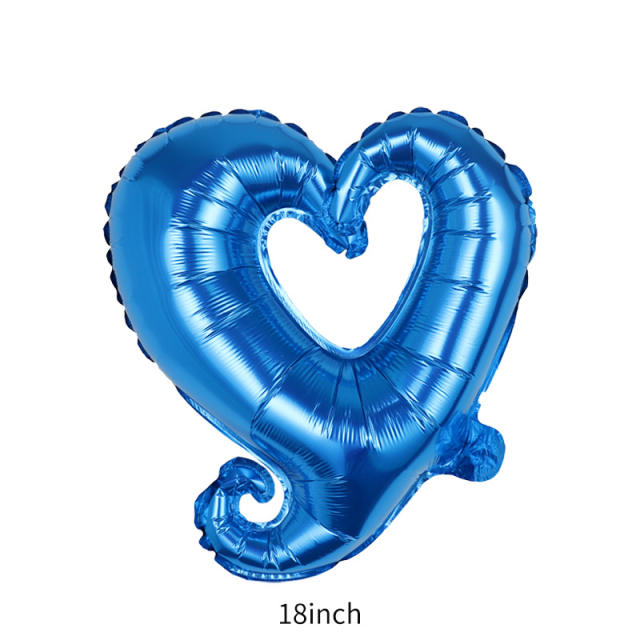 18 inches wholesale heart balloon