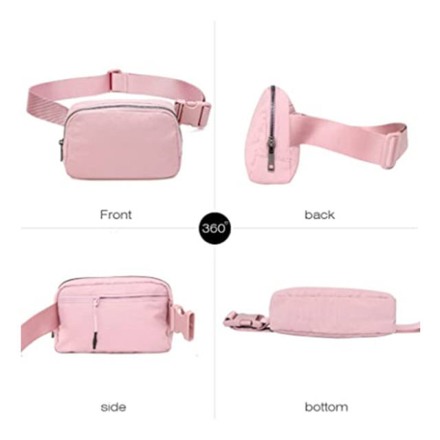 Waterproof nylon fanny pack waist bag