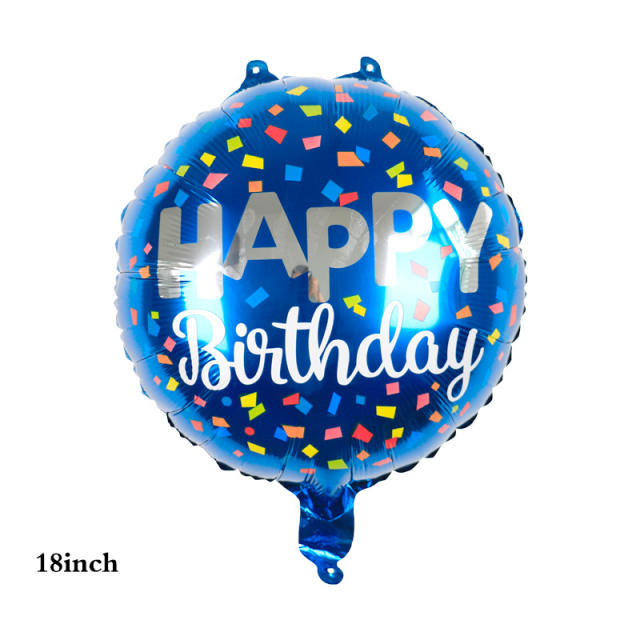 18 inches happy birthday party balloon