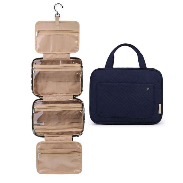 Modern large capacity travel briefcase wash bag