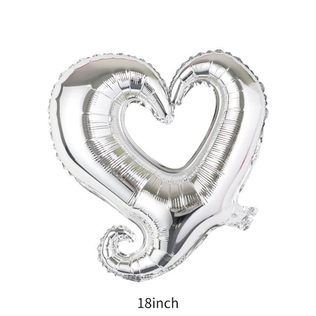 18 inches wholesale heart balloon