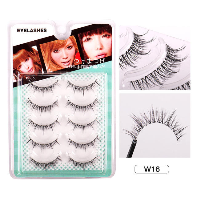 5pair women false eyelashes