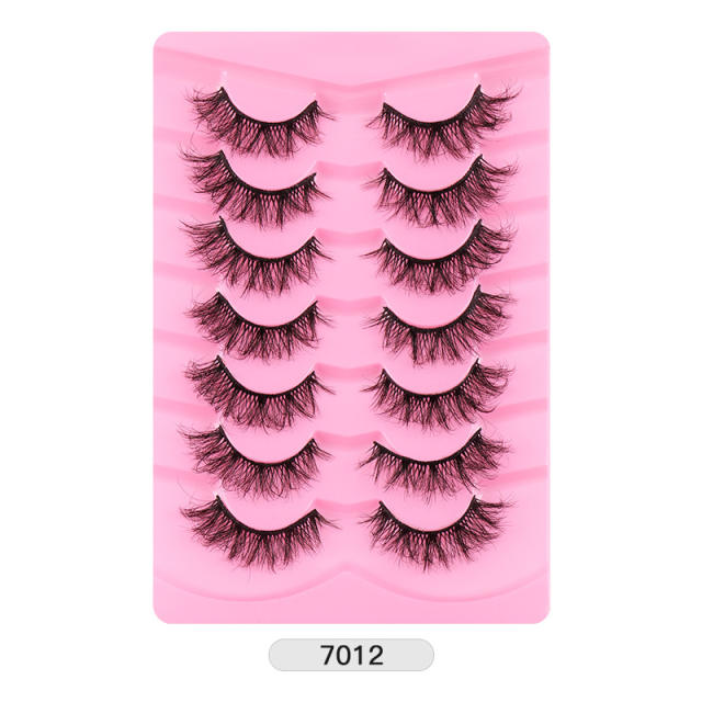 7 pair popular false eyelashes set