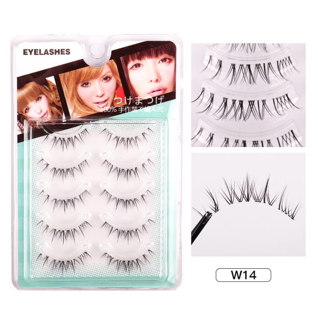 5pair women false eyelashes