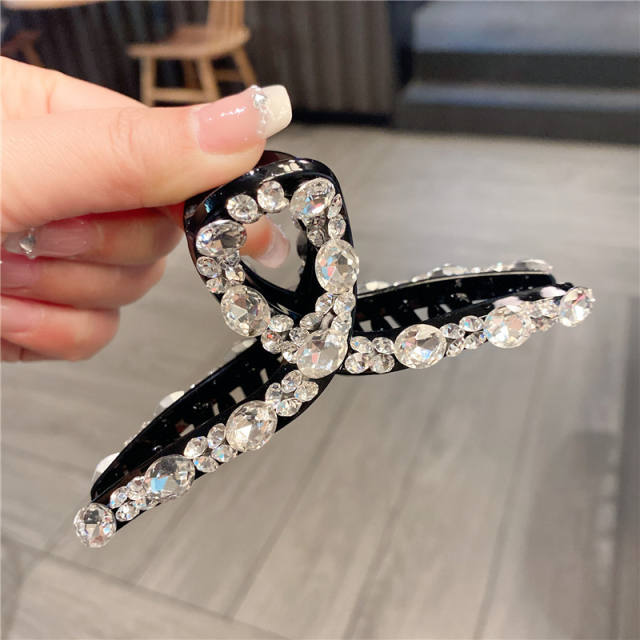 Luxury rhinestone hair claw clips