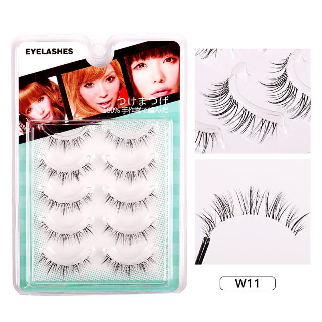 5pair women false eyelashes