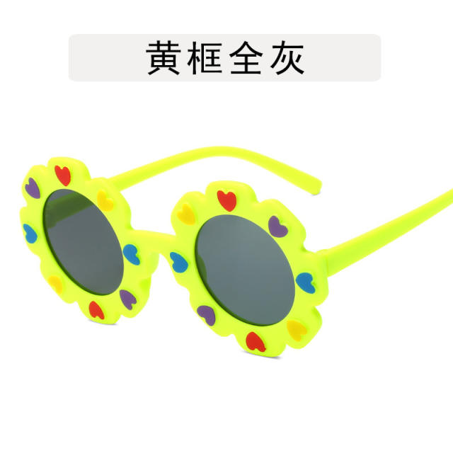 Sweet flower design sunglasses for kids