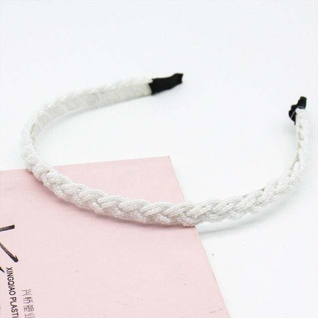 New design bead braid headband