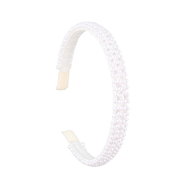 Korean fashion faux pearl bead headband