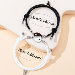 Occident fashion taichi matching magnetic attraction string bracelet