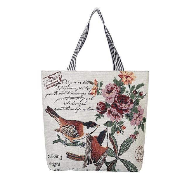 Korean fashion sweet owl canvas tote bag