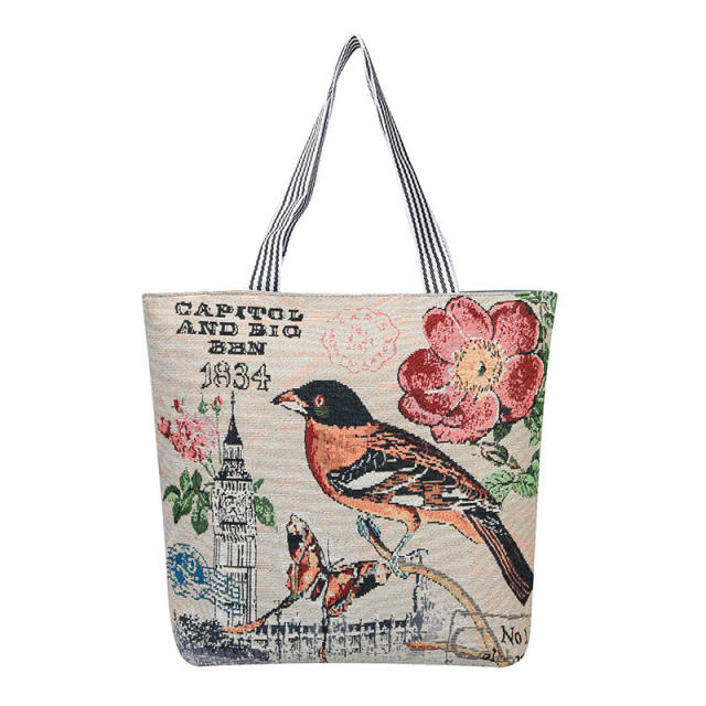 Korean fashion sweet owl canvas tote bag