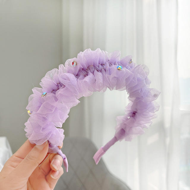 Korean fashion sweet purple color series headband