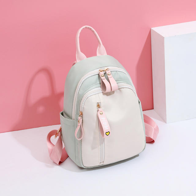 Hot sale spring color matching large capacity backpack