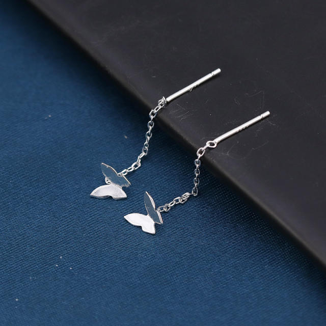 Sterling silver threader earrings