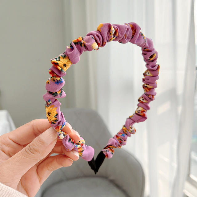 Korean fashion sweet purple color series headband