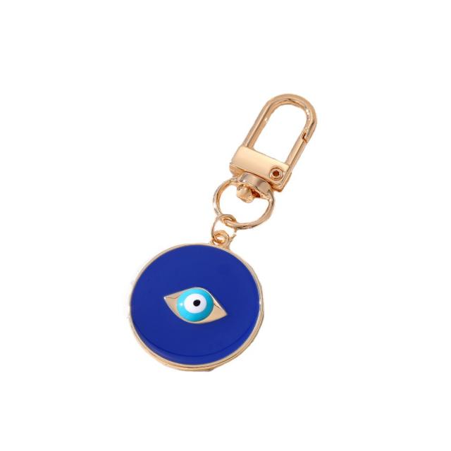 Popular blue color sereis evil eye keychain