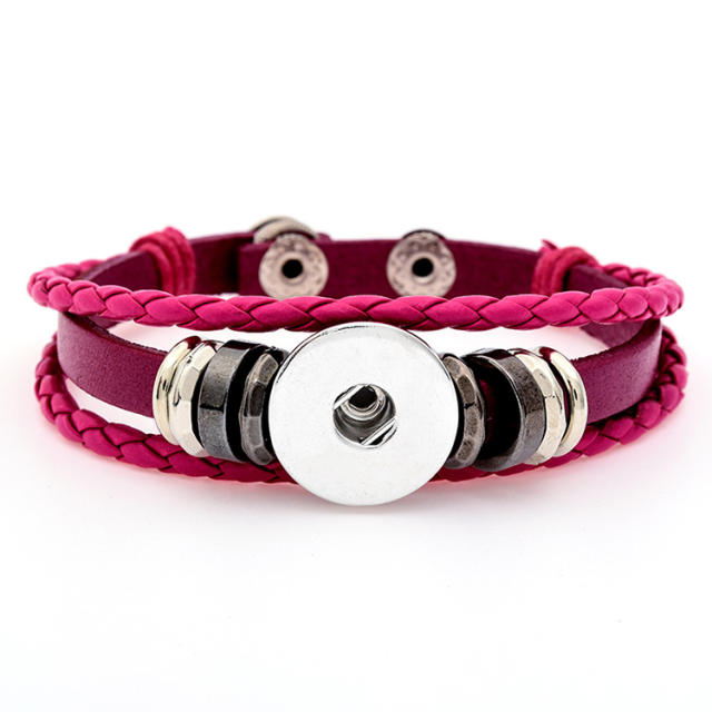 Personality hot sale snap jewelry bracelet