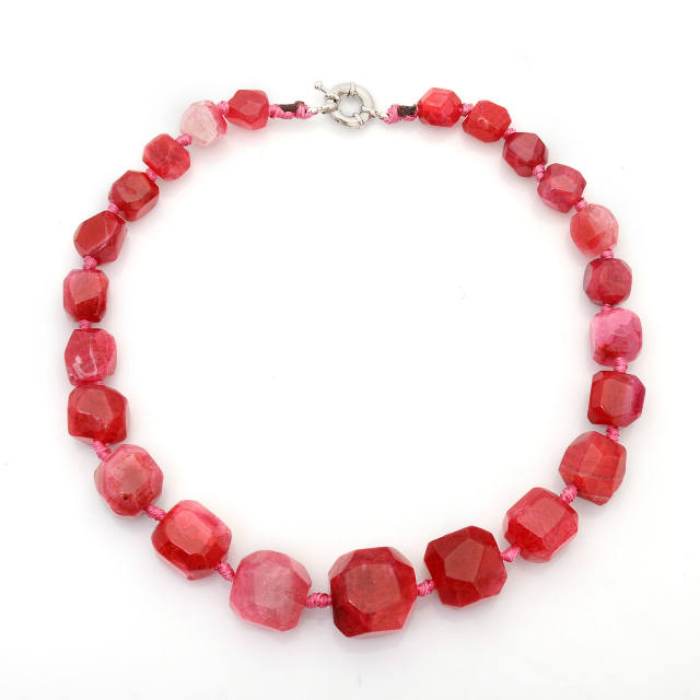 WISH hot sale natural crystal bead necklace