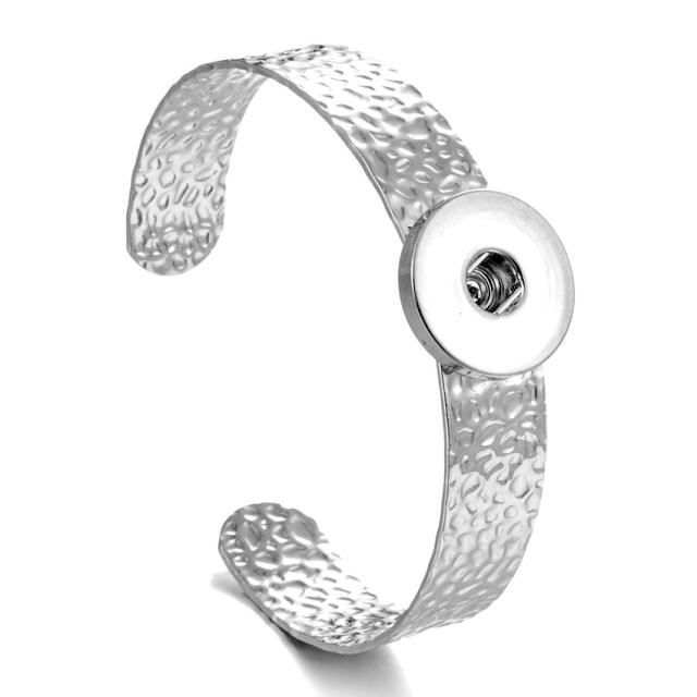 18mm silver color snap jewelry bangle