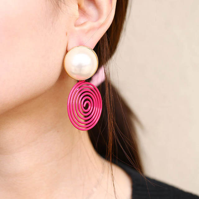 Creative boho colorful earrings