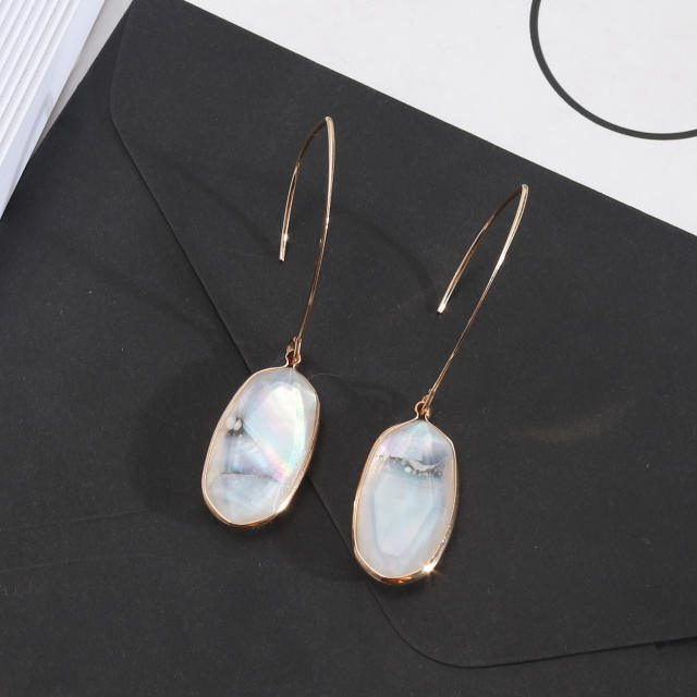 Boho mother shell earrings