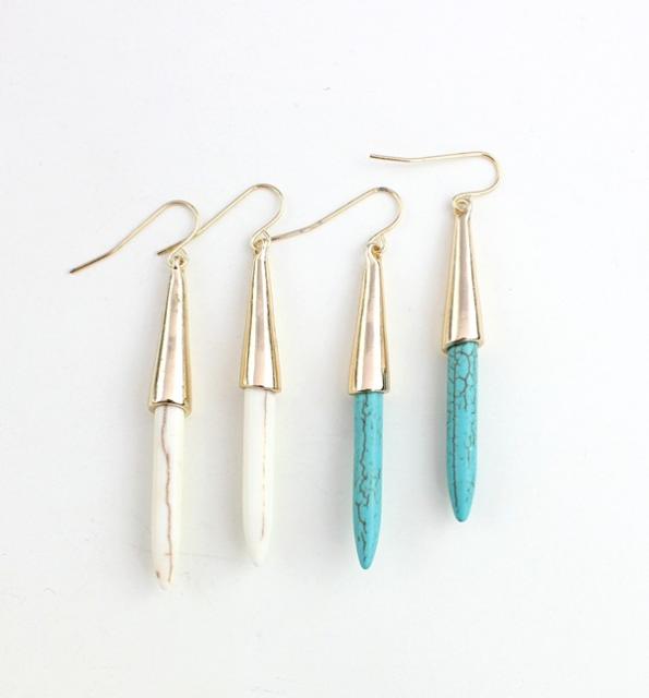 Chic design boho crystal stone earrings