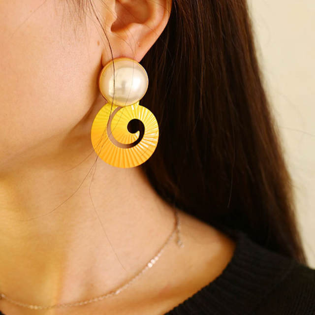 Boho holiday trend Gradient color earrings