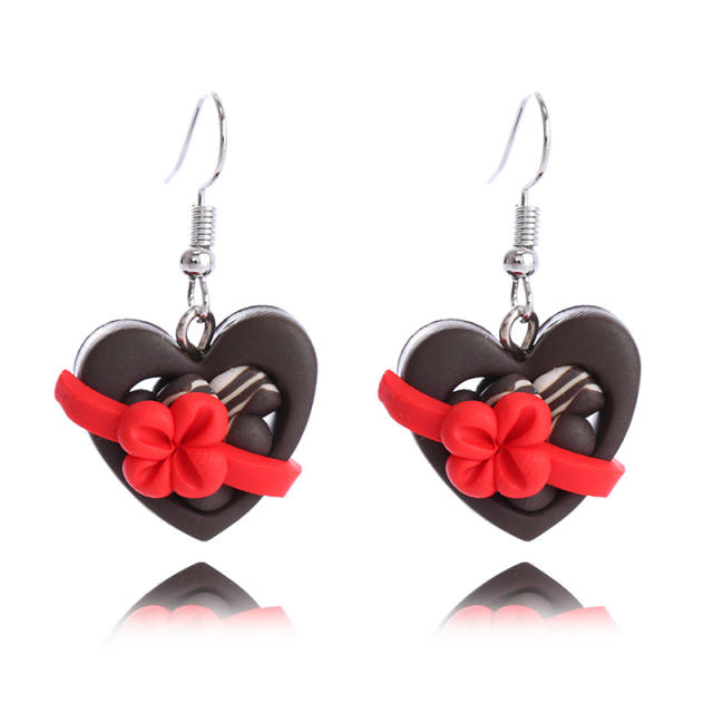 Amazon hot sale sweet heart series earrings