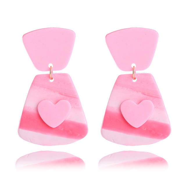 Amazon hot sale sweet heart series earrings