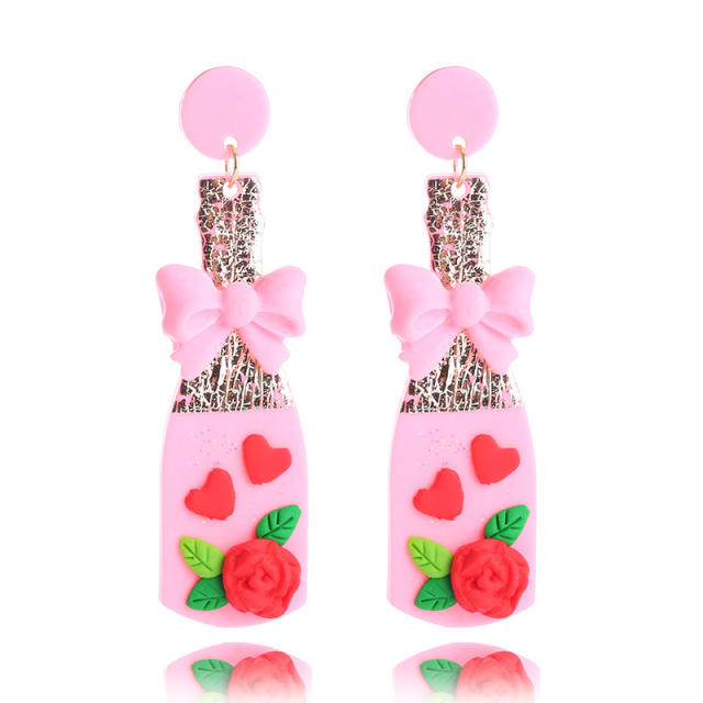 Amazon hot sale sweet heart series earrings