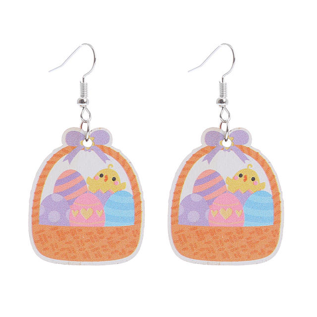 Sweet rabbit eggs easter earrings