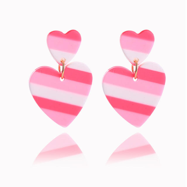 Amazon hot sale sweet heart series earrings