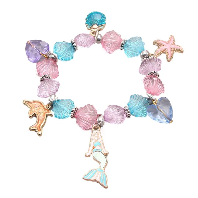 Hot sale butterfly charm beads kids bracelet