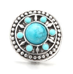 18mm vintage turquoise snap jewelry