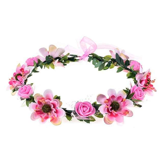 Amzon hot sale summer artificial flower crown