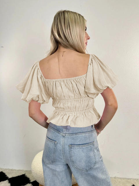 Summer design plain color off shoulder ruffles tops