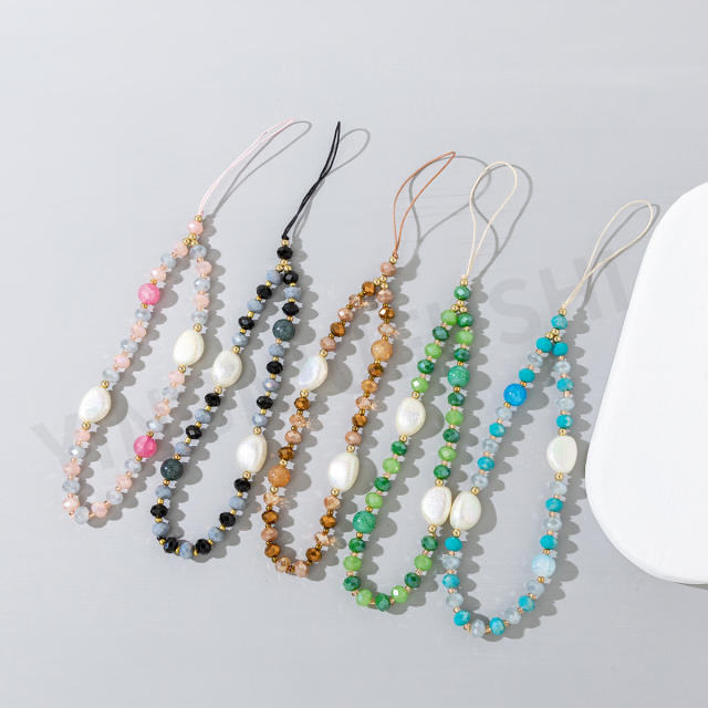 INS trend Y2K summer design bead phone strap