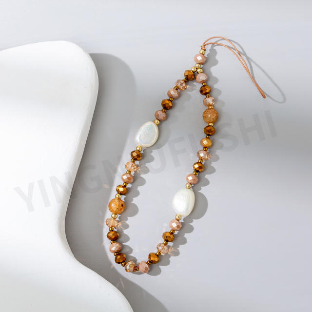 INS trend Y2K summer design bead phone strap