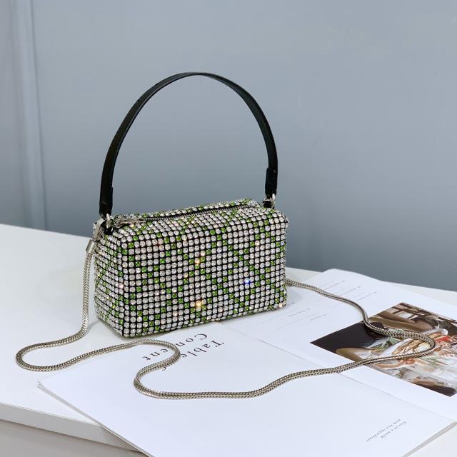 19cm luxury color rhinestone full diamond bags