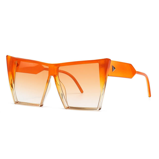 Personality large frame irregular shape sunglasses